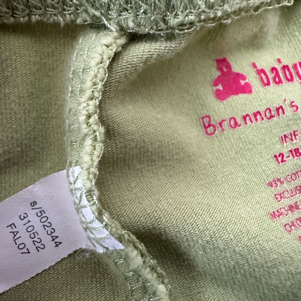 babyGap Brannan’s Favorites Leggings in Green Size Infant 12-18 months - Picture 7 of 13